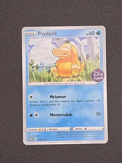 Pokemon TCG Indonesia Psyduck Chatime Promo 352/S-P LP D - Image 2