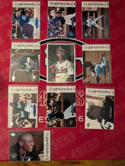 Michael Jordan Baseball 10 Card Lot – Including 1990 SDC Pre-RC - Image 1
