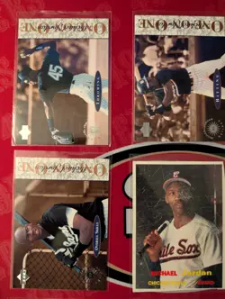 Michael Jordan Baseball 10 Card Lot – Including 1990 SDC Pre-RC - Image 2