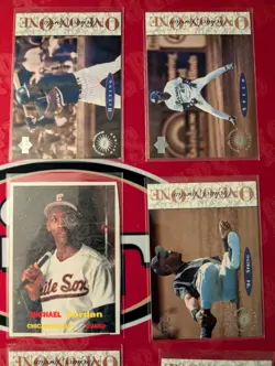 Michael Jordan Baseball 10 Card Lot – Including 1990 SDC Pre-RC - Image 3