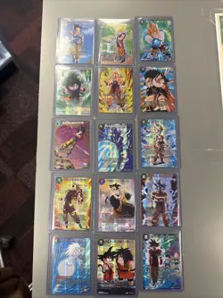 Dragon Ball Super Card Game: Theme Selection History of Son Goku Set of 15 - Image 1