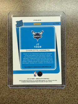2021-22 Panini Optic - Silver Holo Autograph - JT Thor - Rated Rookie - Image 2