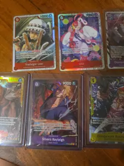 7x English One Piece TCG SEC AA SR mixed lot assorted sets - Image 3