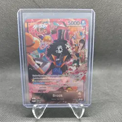 One Piece TCG English OP15-022 Brook Leader Alt Art Parallel - Image 1