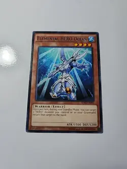 Yugioh Elemental HERO Ocean SDHS-EN002 Common NM - Image 1