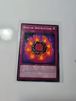 RING OF DESTRUCTION YS17-EN036 1st EDITION YUGIOH TCG NM - Image 1