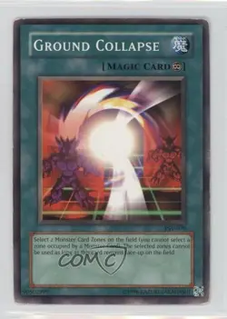 Ground Collapse Unlimited YuGiOh Pharaoh's Servant #PSV-070 2002 READ - Image 1