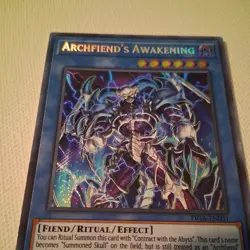 🔥 * Mint* YuGiOh! Archfiend’s Awakening FIGA-EN031, Secret Rare, 1st Edition - Image 3