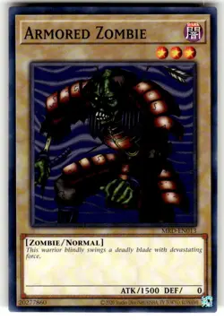 Yugioh! Armored Zombie - MRD-EN013 - Common - Unlimited 25th Anniversary Edition - Image 1