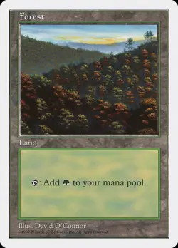 MTG Forest (448) ** Fifth Edition ** English (NM) - Image 1