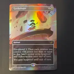 Magic: The Gathering Earthshape Rare Instant TLE Holo 0067 2025 Wizards English - Image 2