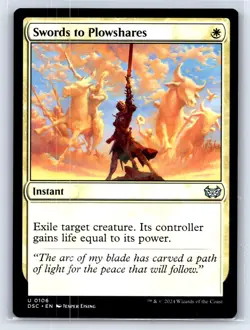 Swords to Plowshares U Commander: Duskmourn: House of Horror 106 LP - Image 1