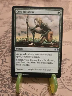 MTG Crop Rotation Dominaria Remastered Regular Uncommon NM - Image 1