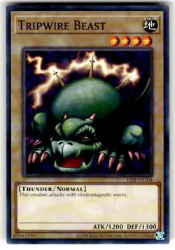 Yugioh! Tripwire Beast - LOB-EN104 - Common - Unlimited 25th Anniversary Edition - Image 1