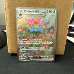 Venusaur ex 198/165 Pokemon 151 Special Illustration Rare Near Mint ships fast - Image 1