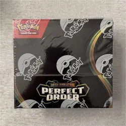 Pokemon Mega Evolution Perfect Order Booster Box Sealed Collectible Card Game - Image 1