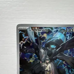 Pokemon N's Zekrom 031/MEP Basic 130 HP Black Star Promo Full Art Holo Card 2026 - Image 2