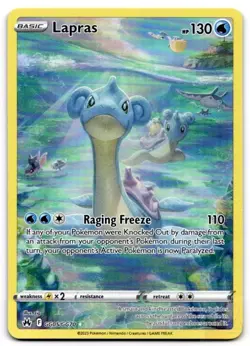 Lapras GG05/GG70 Holo Crown Zenith Galarian Gallery Pokemon Holo NM - Image 1