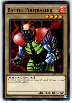 Yugioh! Battle Footballer - DCR-EN001 - Common - Unlimited 25th Anniversary Edit - Image 1