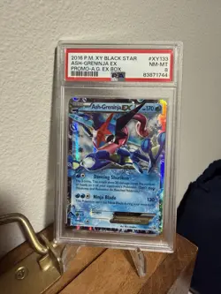 Pokemon Ash-Greninja EX Bx. Black Star Holo Promo XY133 - Image 1
