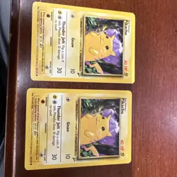 2 Card Lot- Pikachu | Base Set 2 87/130 | Pokemon TCG | Wizards of the Coast - Image 1
