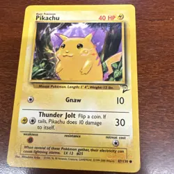 2 Card Lot- Pikachu | Base Set 2 87/130 | Pokemon TCG | Wizards of the Coast - Image 3