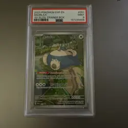Pokemon Snorlax 051 - English 151 Elite Trainer Box Promo - PSA 9 - Image 1
