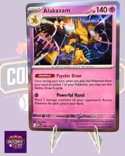 Alakazam 056/132 Me01: Mega Evolution Holo - Pokemon TCG NM Near Mint - Image 1