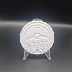Mewtwo Flip Coin Purple & White Pokemon TCG - Image 2