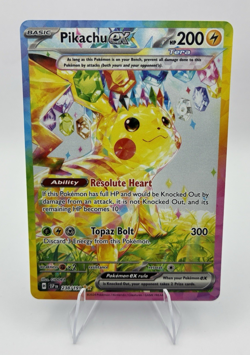 Pikachu EX, Pokemon Near Mint, Surging Sparks, SIR Rare, 238/191 - Image 1