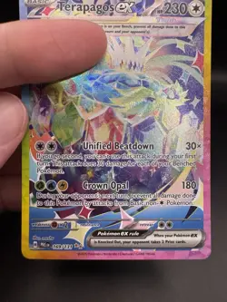 Pokemon Terapagos EX 169/131 Prismatic Evolutions NM - Image 3
