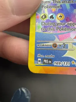 Pokemon Terapagos EX 169/131 Prismatic Evolutions NM - Image 4