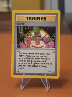 Recall - 116/132 - Pokemon Gym Heroes Unlimited DMG CREASED - Image 1