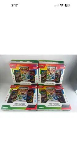 Pokemon TCG: First Partner Illustration Collection: Series 1 Lot Of 4 In Hand - Image 2