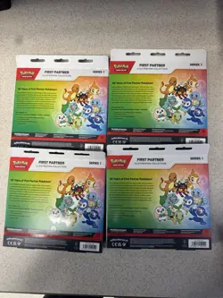 Pokemon TCG: First Partner Illustration Collection: Series 1 Lot Of 4 In Hand - Image 3