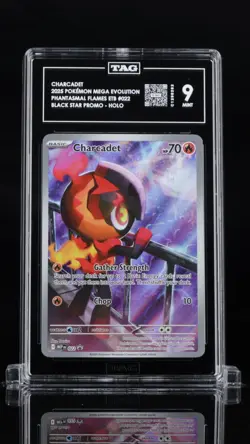 CHARCADET - 2025 POKEMON MEGA EV SVP #022 PHANTASMAL FLAMES ETB PROMO [TAG 9] - Image 1