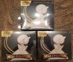 Pokemon TCG Mega Evolution Gardevoir Lot of 3 ETBs Factory Sealed New - Image 1