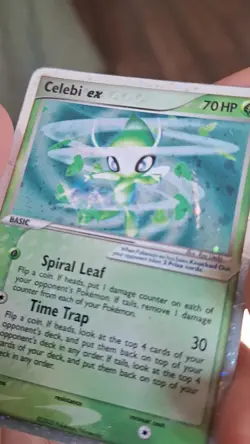 Celebi ex 117/115 Pokemon Ex Unseen Forces Ultra Rare HP - Image 2