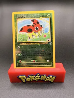 Pokemon Ledyba (7/18) Southern Islands HP REVERSE HOLO Swirl - Image 1