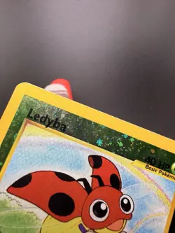 Pokemon Ledyba (7/18) Southern Islands HP REVERSE HOLO Swirl - Image 3
