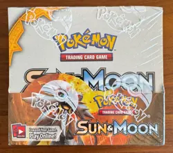 Pokemon TCG Sun & Moon Base Set Booster Box 36 Packs Factory Sealed Brand New - Image 1