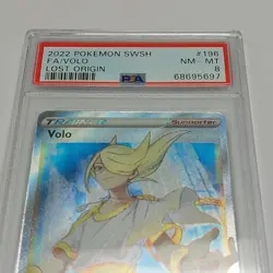 Volo 196/196 Full Art GEM MINT PSA 8. Pokemon SW&SH Lost Origin - 2022 - Image 4