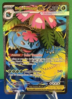 Pokemon TCG Mega Venusaur EX 155/132 - Mega Evolution Ultra Rare - Near Mint - Image 1