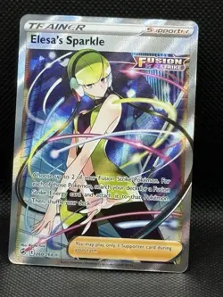Pokemon Elesa's Sparkle Full Art Holo 260/264 Fusion Strike English - Image 1
