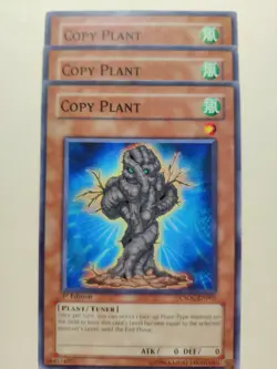 3x Copy Plant CSOC-EN005Common 1st Edition LP - Image 1