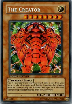 Yugioh The Creator EEN-ENSE2 Limited Edition Secret Rare NM - Image 1