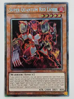 YuGiOh Rarity V 5 RA05-EN008 Super Quantum Red Layer Starlight Rare - Image 1