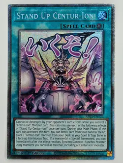 YuGiOh Rarity V 5 RA05-EN122 Stand Up Centur-Ion! Starlight Rare - Image 1