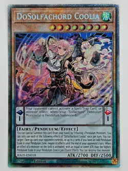 YuGiOh Rarity V 5 RA05-EN018 DoSolfachord Coolia Starlight Rare - Image 1