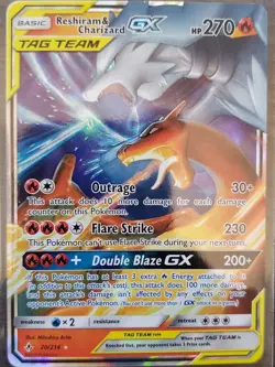Pokemon TCG Tag Team Rashiram & Charizard GX 20/214 SM Unbroken Bonds Holo - Image 1